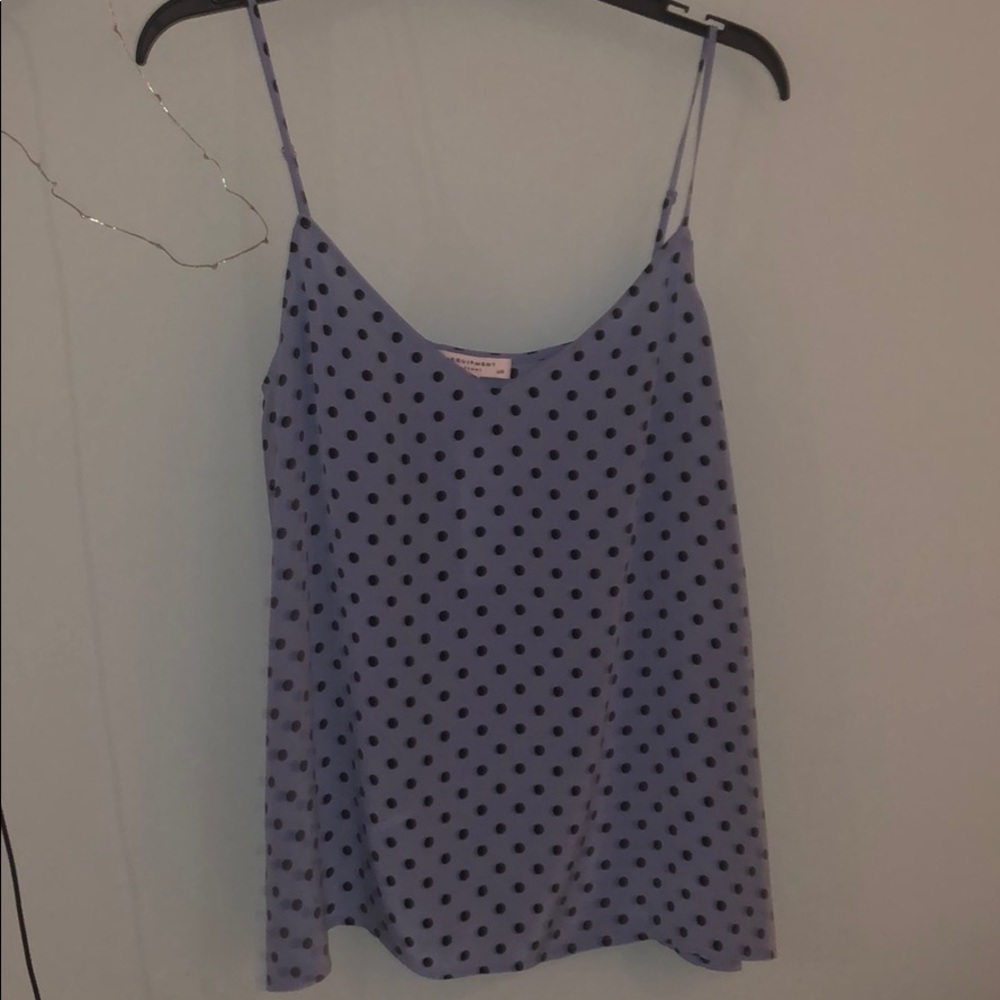 Polka dot tank top